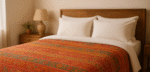 Hand Block Printed Cotton Kantha Quilt Set with 2 Pillow Covers – Animal Print - Image 4